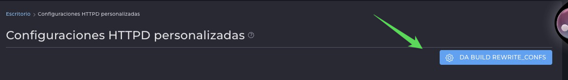 DA BUILD REWRITE_CONFS