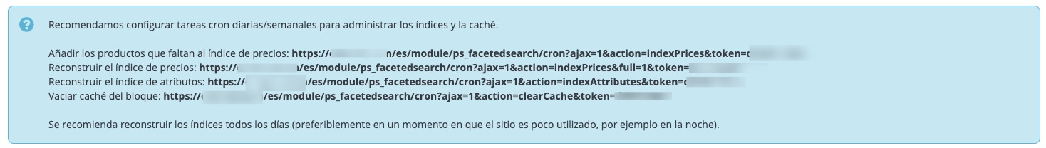PRESTASHOP 1.8 - Módulo Faceted search