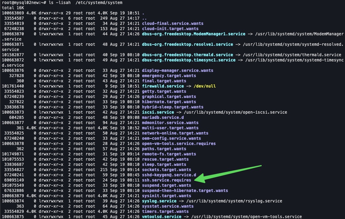 Ubuntu 24 : /etc/systemd/system